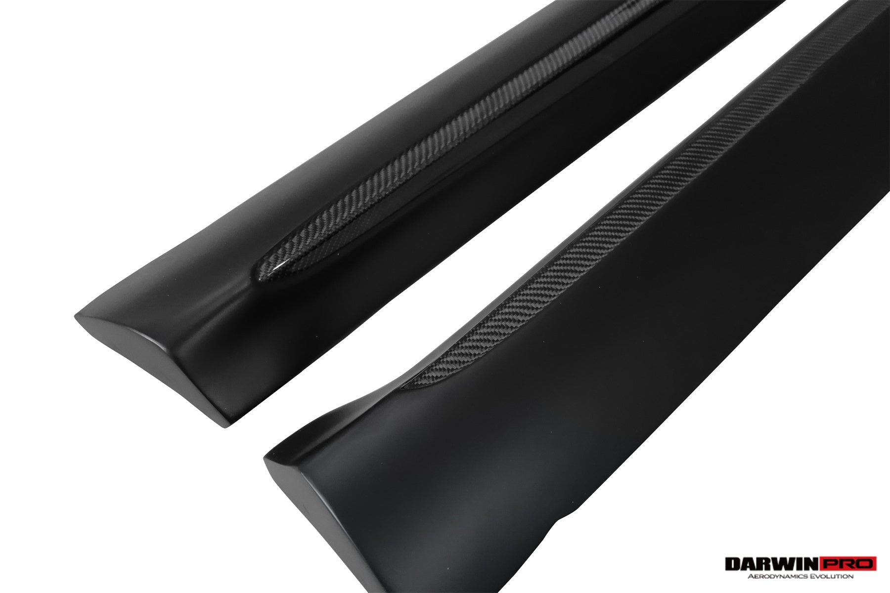 2016 - 2020 Smart Fortwo 453 BKSS Style Partial Carbon Fiber Side Skirts